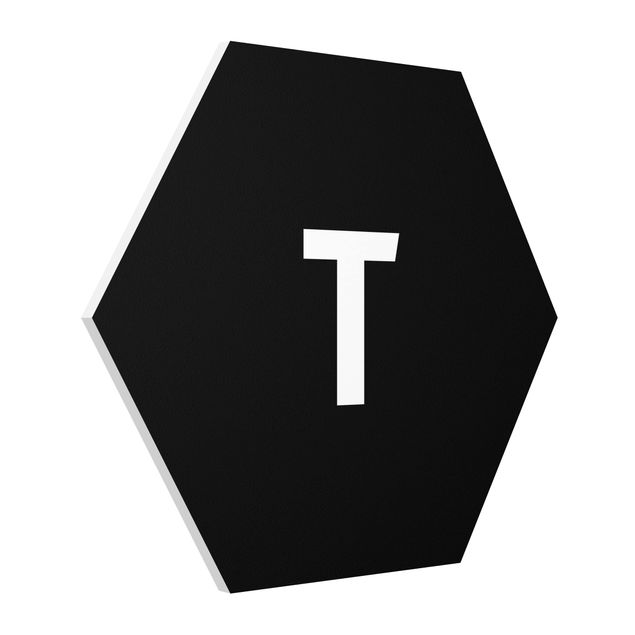 Forex hexagon - Letter Black T
