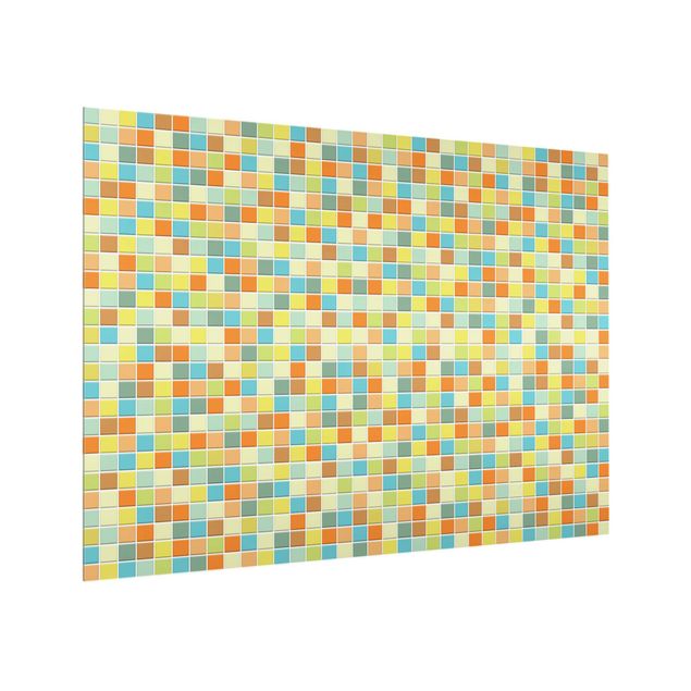 Glass splashback kitchen Mosaic Tiles Sommerset