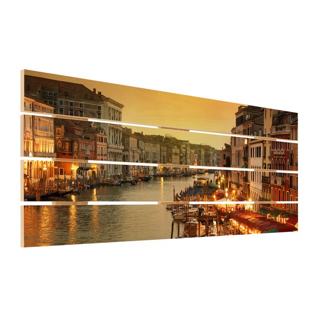 Print on wood - Grand Canal Of Venice