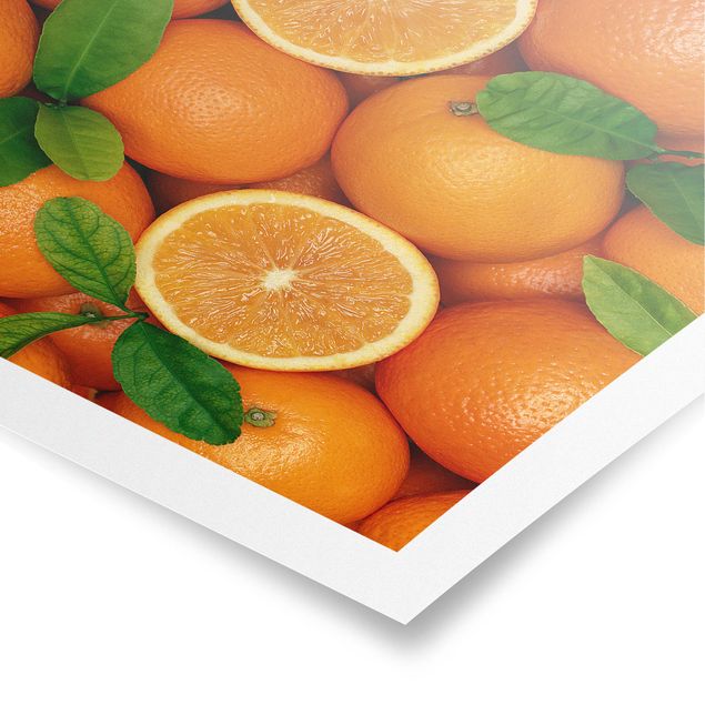 Poster kitchen - Juicy oranges