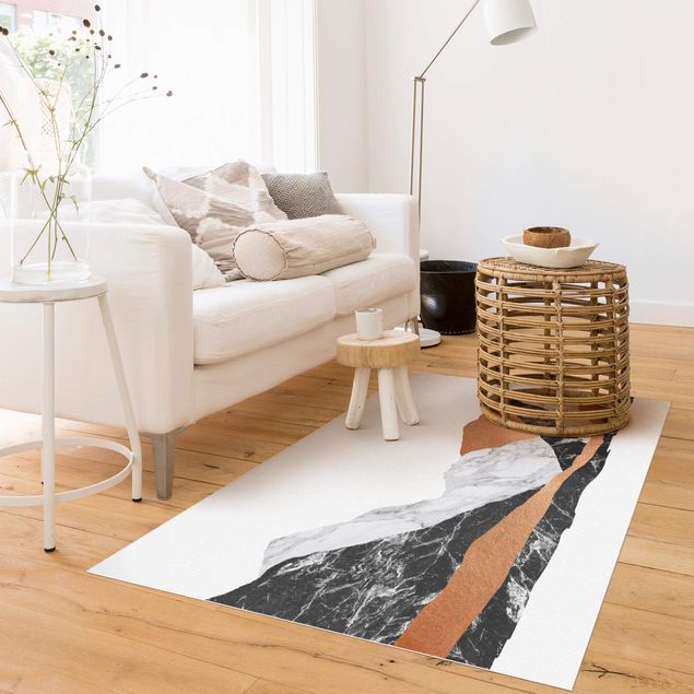 Modern rugs Landscape In Marble And Copper