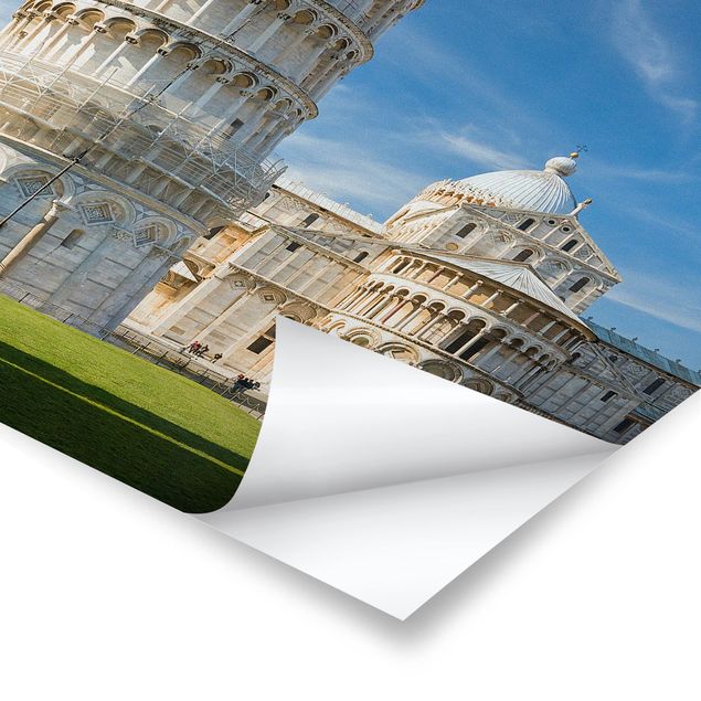 Poster architecture & skyline - The Leaning Tower of Pisa