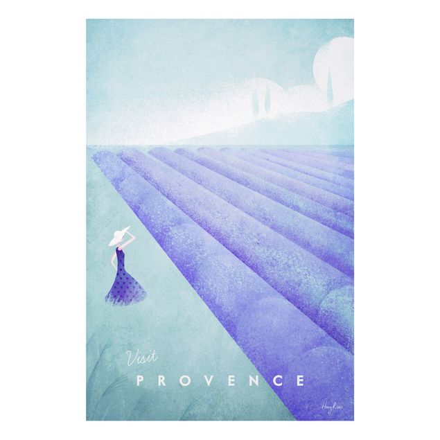 Print on forex - Travel Poster - Provence