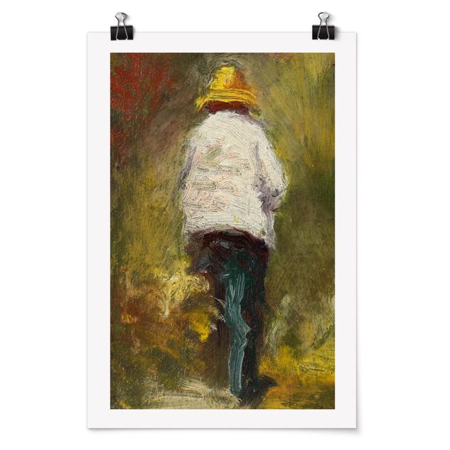 Poster art print - Emile Bernard - Vincent van Gogh turns to his Motive in Asnière