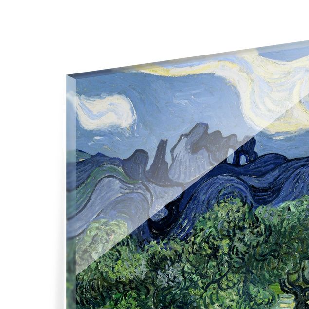 Glass Splashback - Vincent van Gogh - Olive Trees - Landscape 3:4