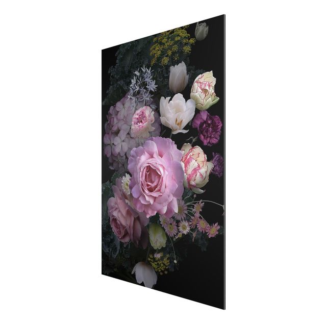 Print on aluminium - Bouquet Of Gorgeous Roses