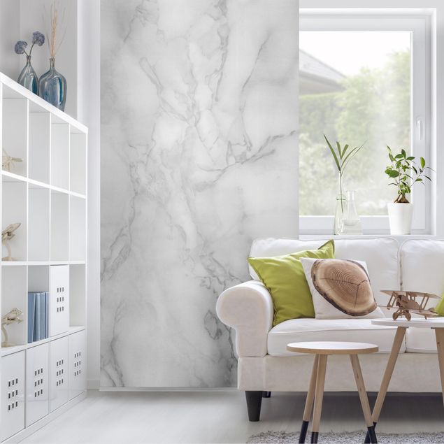 Room divider - Marble Look Black And White