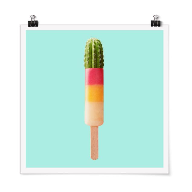 Poster - Popsicle With Cactus