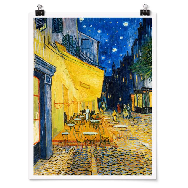 Poster art print - Vincent van Gogh - Café Terrace at Night