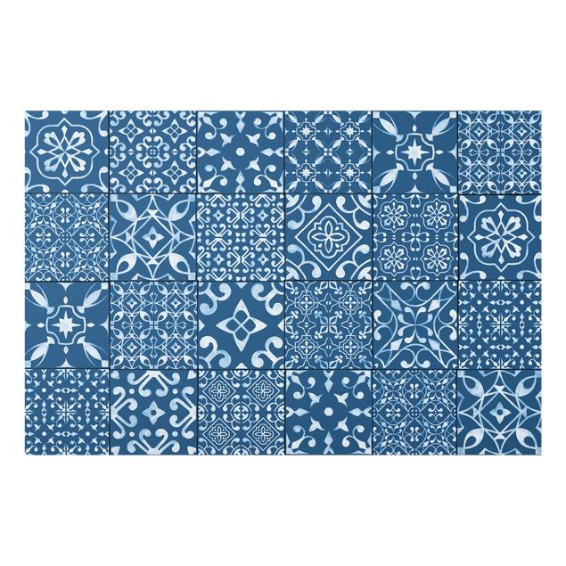 Splashback - Patterned Tiles Navy White