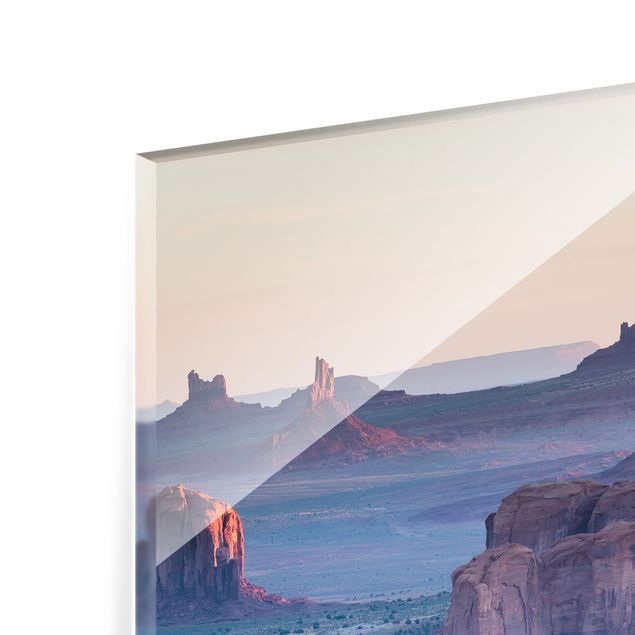 Glass Splashback - Sunrise In Arizona - Landscape format 4:3