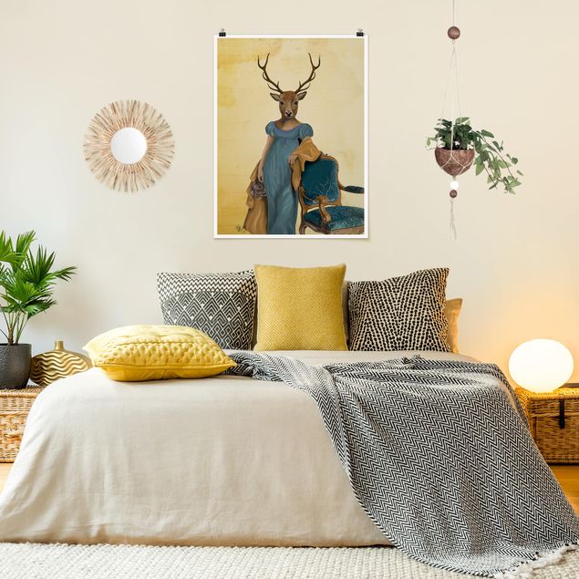Poster animals - Animal Portrait - Deer Lady