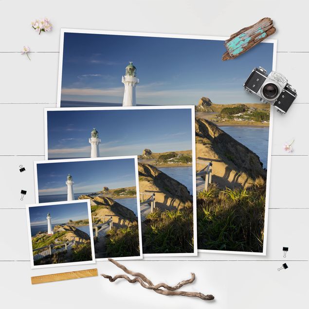Poster - Castle Point Lighthouse New Zealand