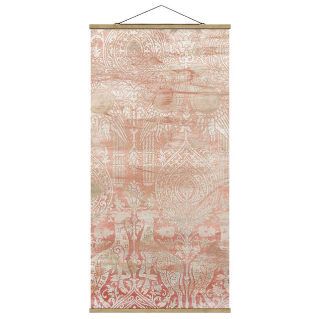 Fabric print with poster hangers - Ornament Structure Ill