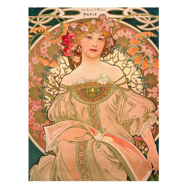 Magnetic memo board - Alfons Mucha - Poster For F. Champenois