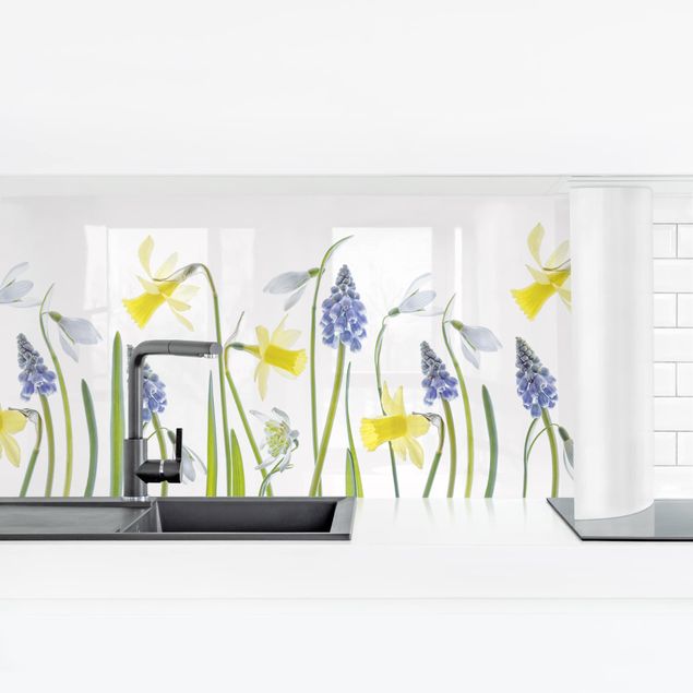 Kitchen wall cladding - Spring Flowering I