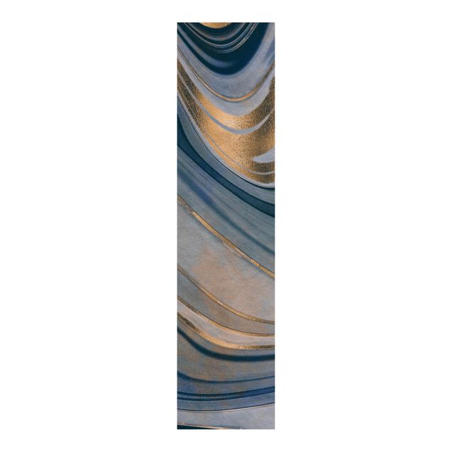 Sliding curtain set - Abstract Waterfall - Panel