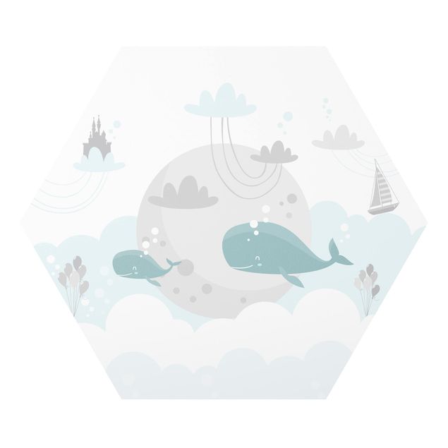 Forex hexagon - Clouds With Whale And Castle