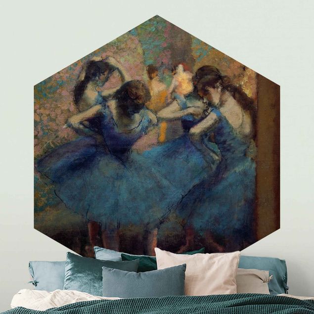 Wallpapers Edgar Degas - Blue Dancers