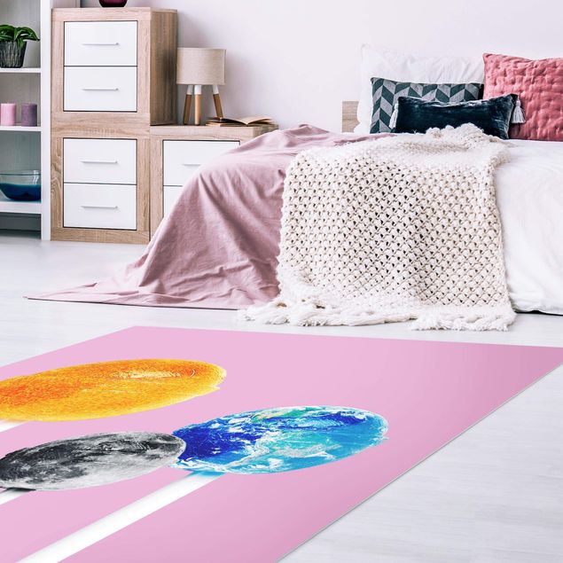 Modern rugs Lollipops With Planets