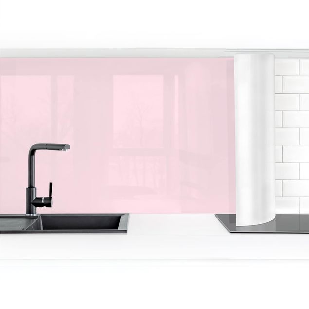 Kitchen wall cladding - Rosé
