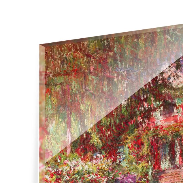 Glass Splashback - Claude Monet - Path In Monet's Garden At Giverny - Square 1:1