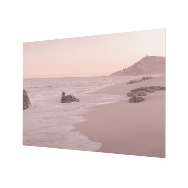 Splashback - Reddish Golden Beach - Landscape format 4:3