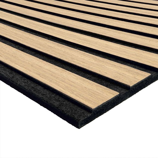 Acoustic panel - Wooden Wall Oak natural - 52x52 cm