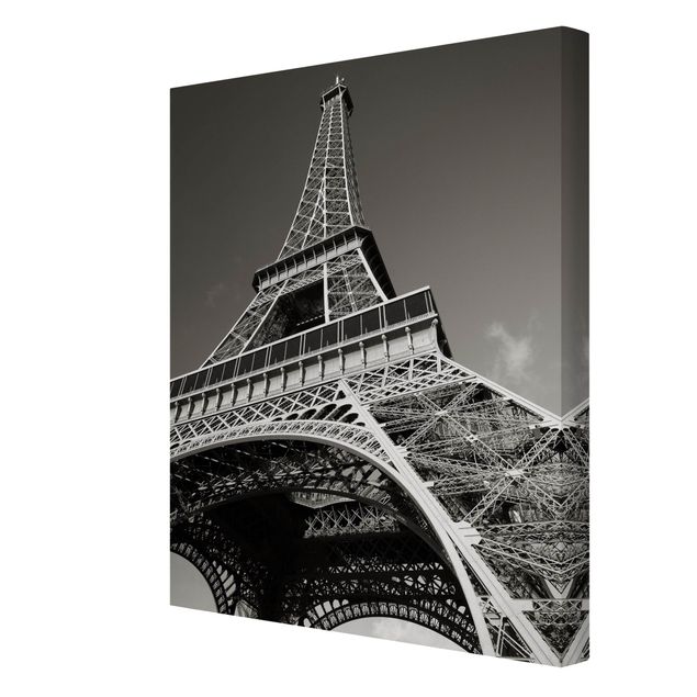 Print on canvas - Eiffel Tower - Portrait format 3:4