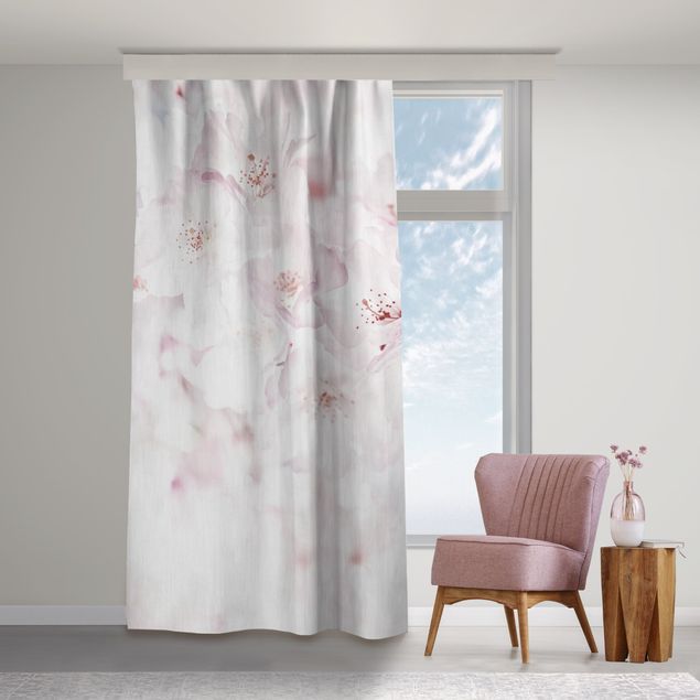 bespoke curtains A Touch Of Cherry Blossoms