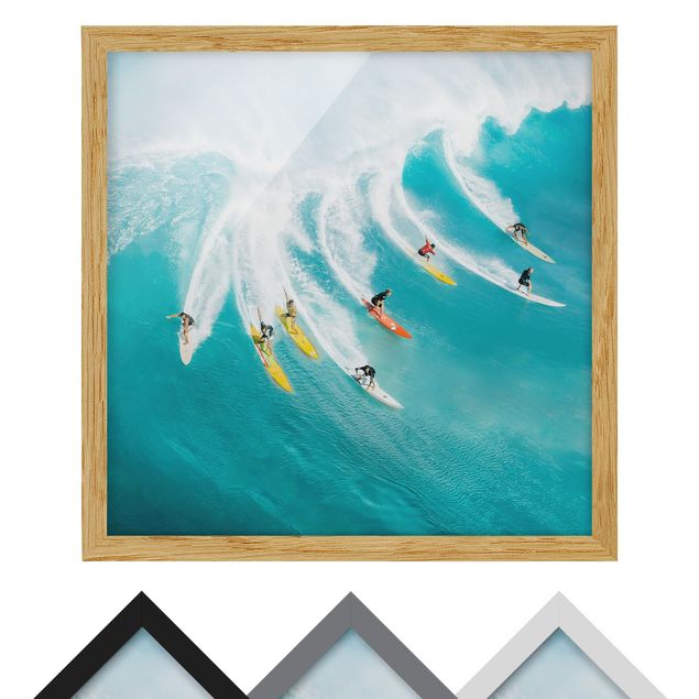Framed poster - Simply Surfing