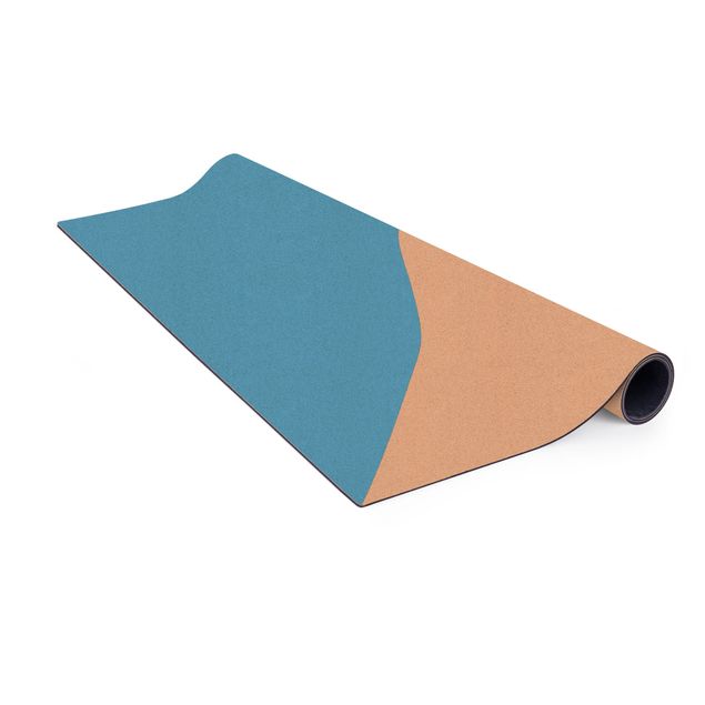 large area rugs Simple Triangle In Azure
