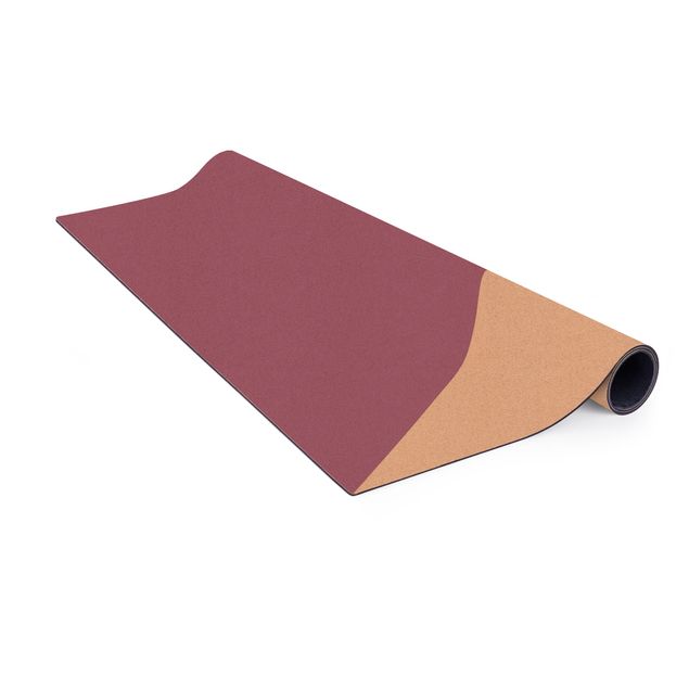 Large rugs Simple Triangle In Mauve