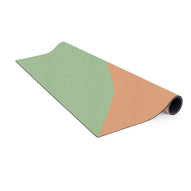 Large rugs Simple Triangle In Mint
