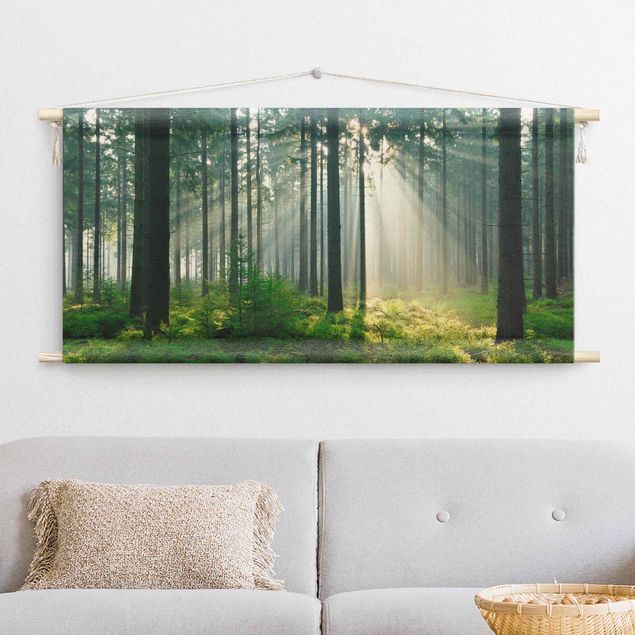 extra large tapestry Enlightened Forest