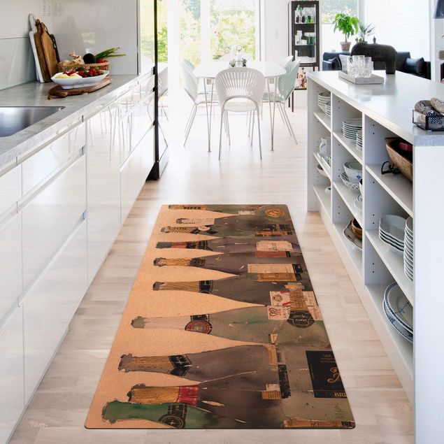 modern area rugs Uncorked - Champagne