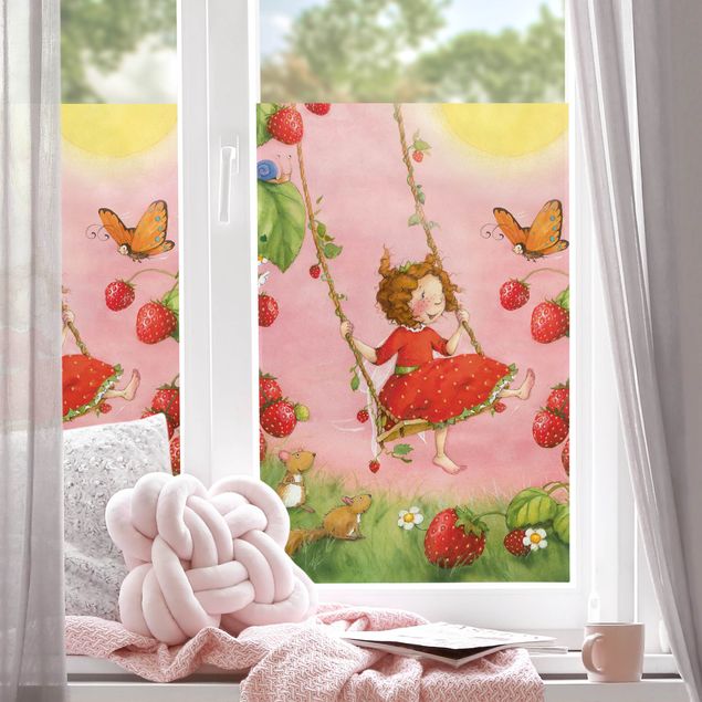 Window decoration - The Strawberry Fairy - Tree Swing