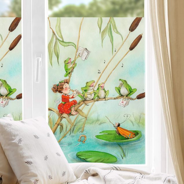Window decoration - Little Strawberry Strawberry Fairy - Frog Concert