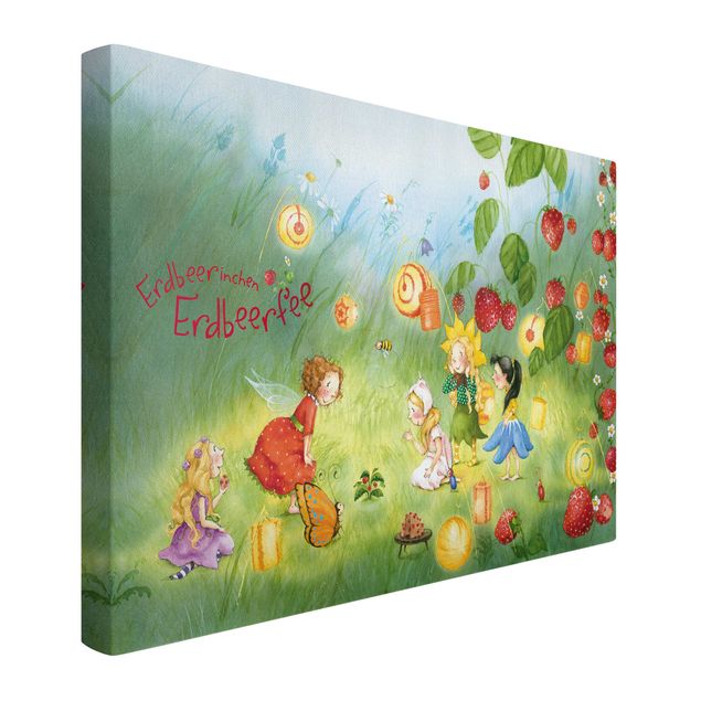 Acoustic art panel - Little Strawberry Strawberry Fairy - Lanterns