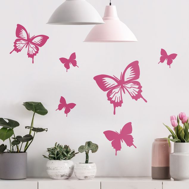 Autocolantes de parede borboletas Complementery Set Butterflies