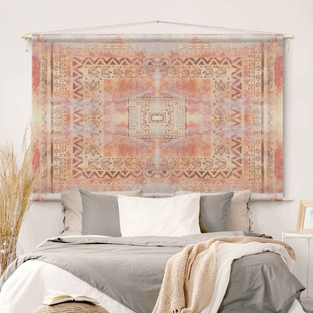 modern tapestry wall hanging Remembering Crete