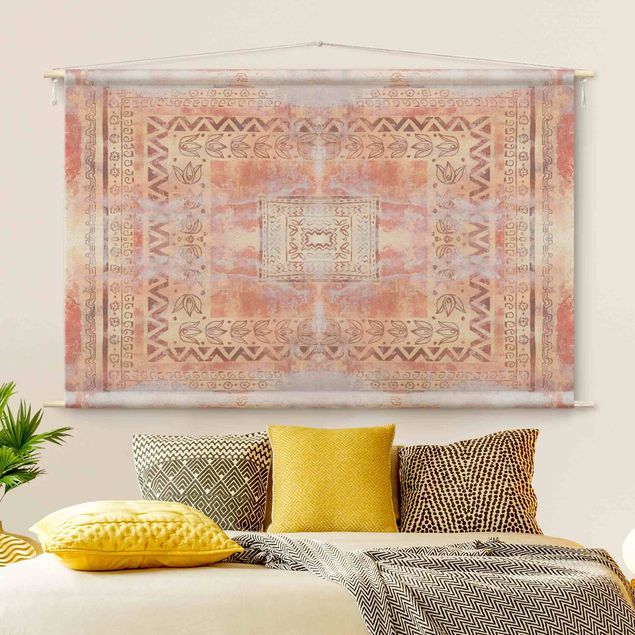 extra large wall tapestry Remembering Crete