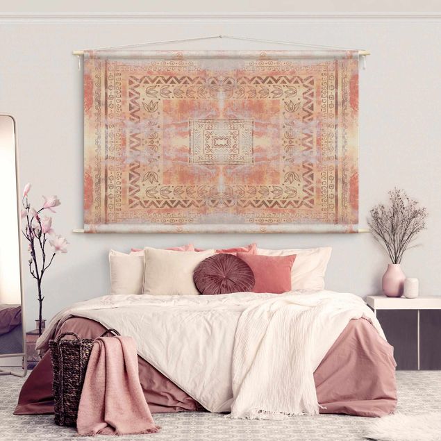 vintage wall tapestry Remembering Crete