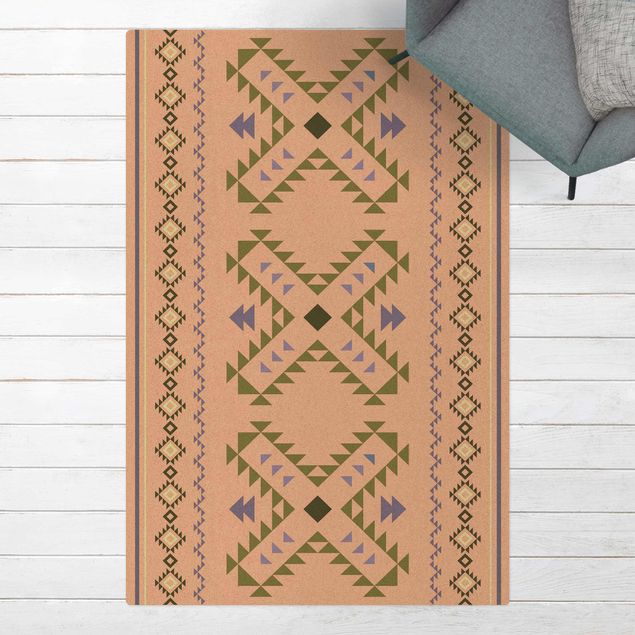modern area rugs Ethno Pattern People Of Egypt