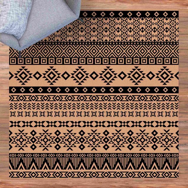 contemporary rugs Ethno Pattern Aztecs