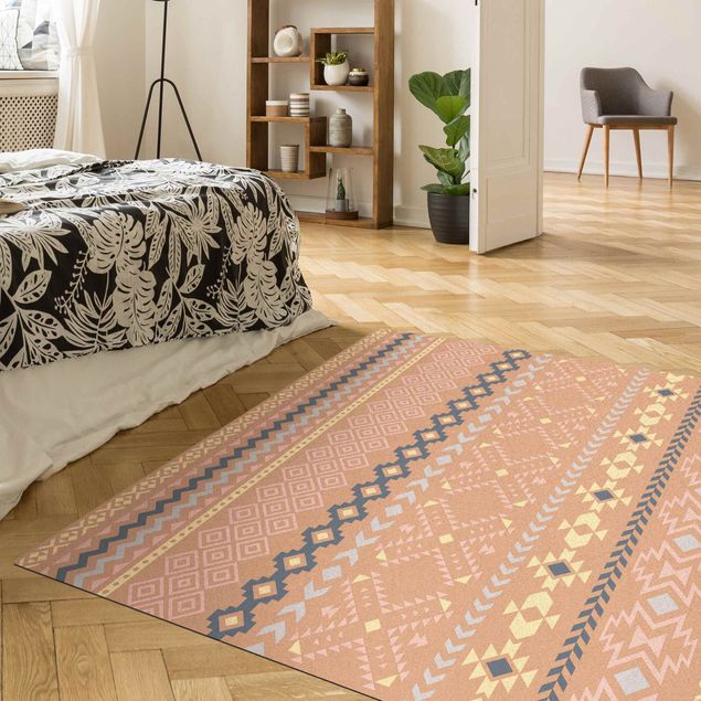 Pastel rugs Ethno Pattern Inca