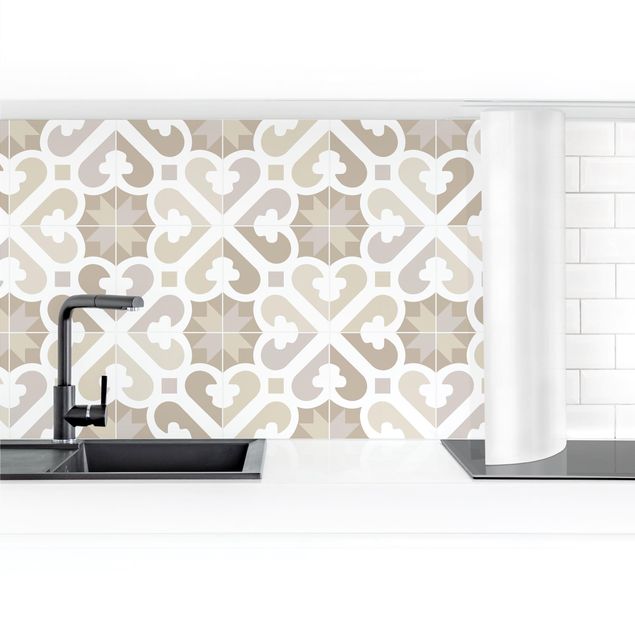 Kitchen splashbacks Geometrical Tiles - Eearth