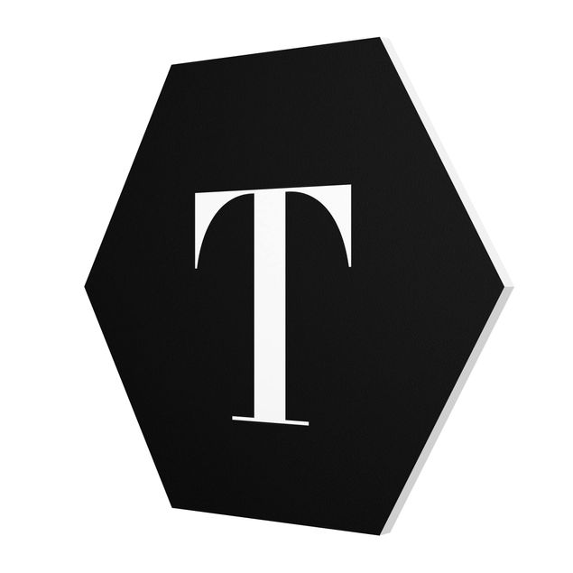 Forex hexagon - Letter Serif Black T