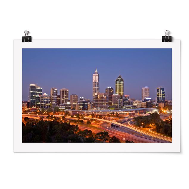 Poster - Perth Skyline