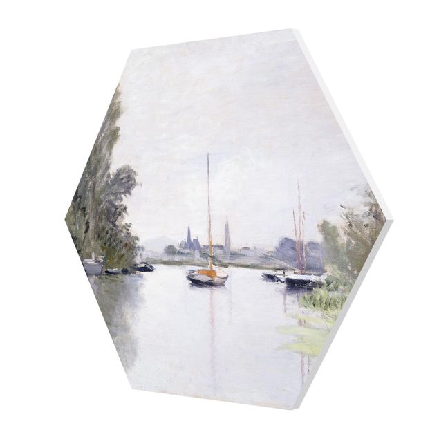 Forex hexagon - Claude Monet - Argenteuil Seen From The Small Arm Of The Seine